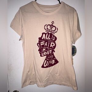 Bridgerton Cream Graphic Tee - Short Sleeve